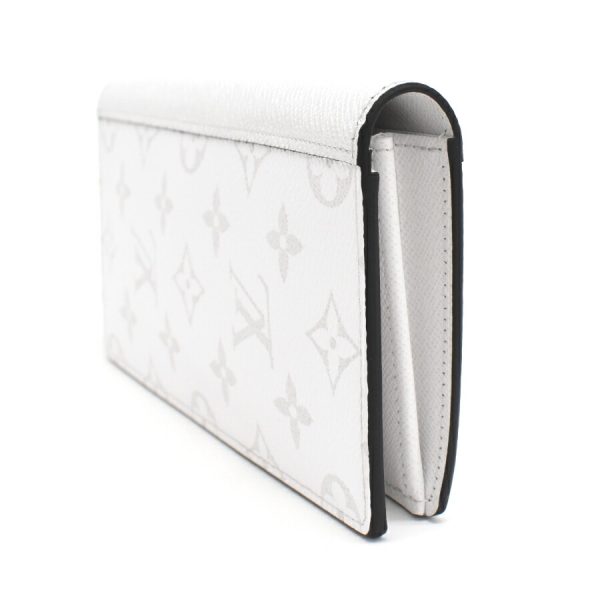 5000042884100450 2 Louis Vuitton Portefeuille Brazza NM Long Wallet Taigarama White