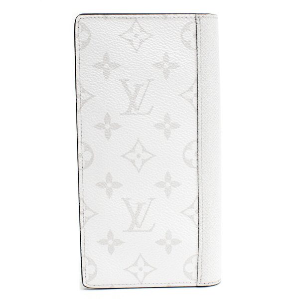 5000042884100450 3 Louis Vuitton Portefeuille Brazza NM Long Wallet Taigarama White