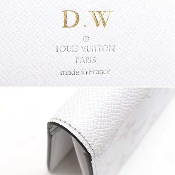 5000042884100450 9 Louis Vuitton Portefeuille Brazza NM Long Wallet Taigarama White