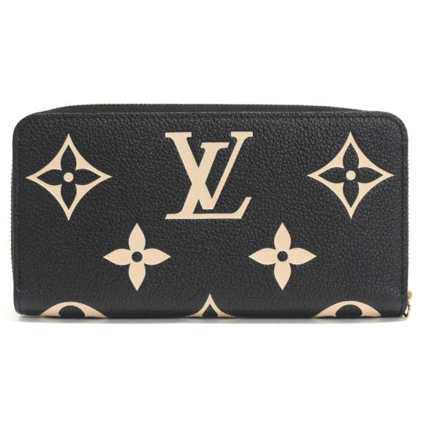 5000042884100452 3 Louis Vuitton Zippy Wallet Empreinte Leather Black