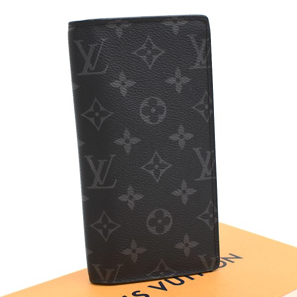 5000042884100461 1 Louis Vuitton Portefeuille Brazza Bifold Long Wallet Black