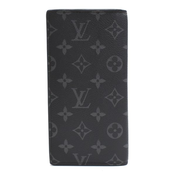 5000042884100461 3 Louis Vuitton Portefeuille Brazza Bifold Long Wallet Black