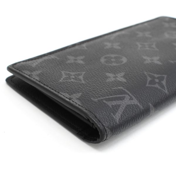 5000042884100461 5 Louis Vuitton Portefeuille Brazza Bifold Long Wallet Black