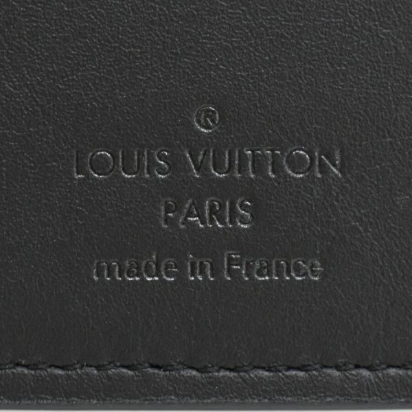 5000042884100463 9 Louis Vuitton Portefeuille Multiple Bifold Billfold Shadow Black