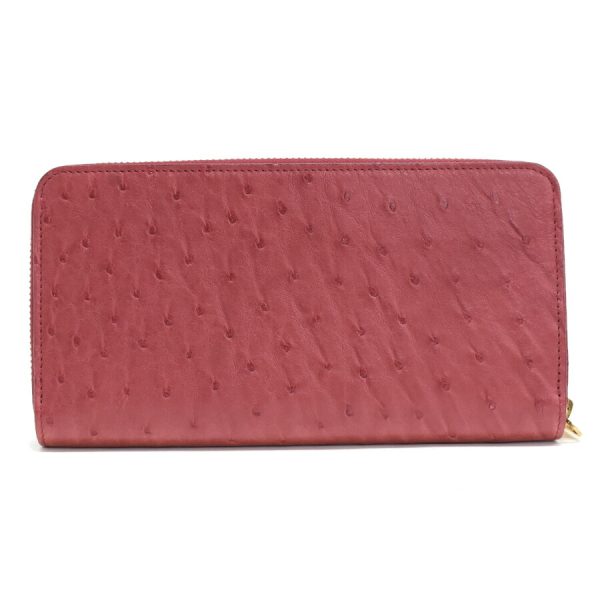 5000042884100464 3 Louis Vuitton Zippy Wallet Long Wallet Ostrich Leather Red