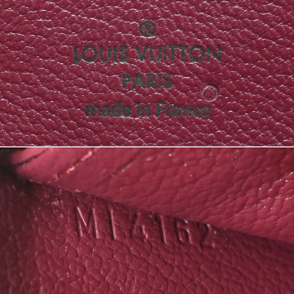 5000042884100464 9 Louis Vuitton Zippy Wallet Long Wallet Ostrich Leather Red