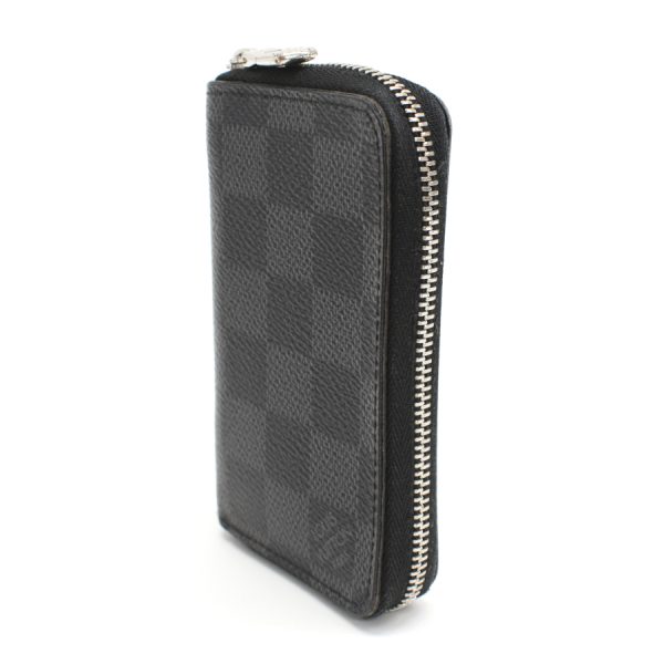 5000042884100467 2 Louis Vuitton Zippy Coin Purse Damier Graphite Canvas Black