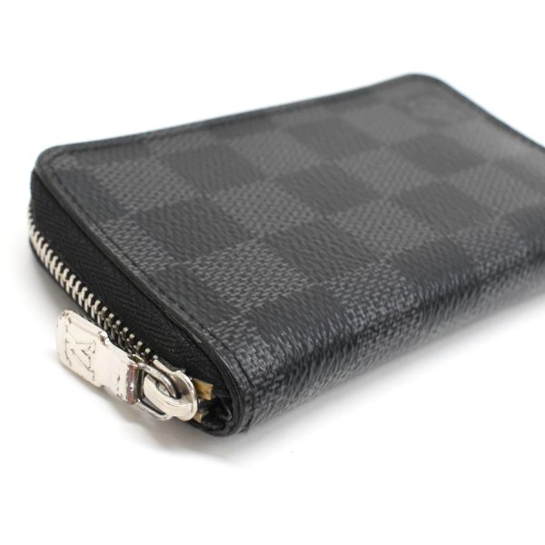 5000042884100467 6 Louis Vuitton Zippy Coin Purse Damier Graphite Canvas Black