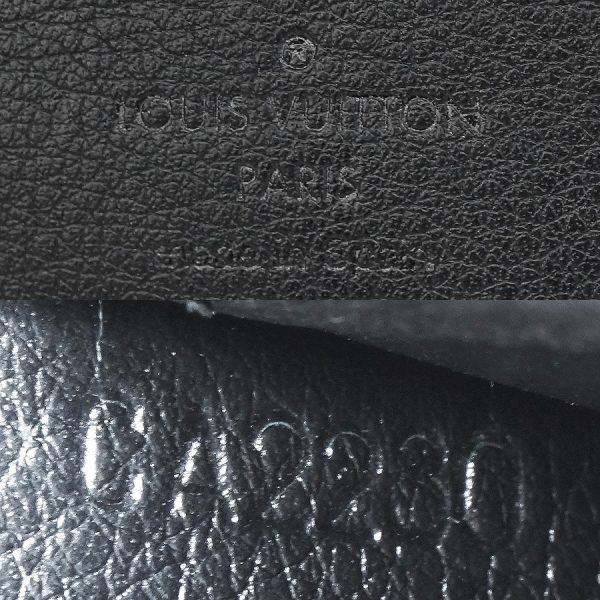 5000042884400092 9 Louis Vuitton Zippy Wallet Vertical Taurillon Leather Wallet Black