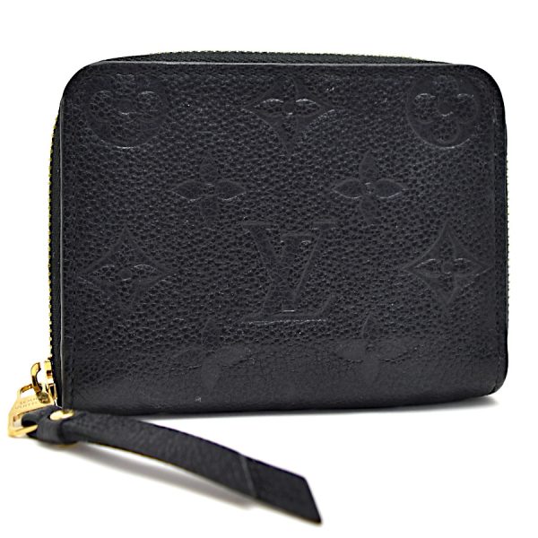 5000042884500136 1 Louis Vuitton Zippy Coin Purse Empreinte Leather Wallet Black