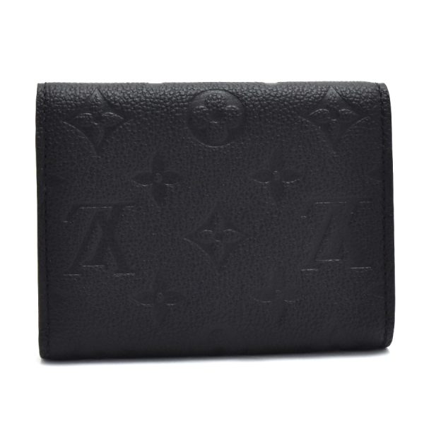 5000042889300144 3 Louis Vuitton Portefeuille Victorine Empreinte Leather Wallet Black