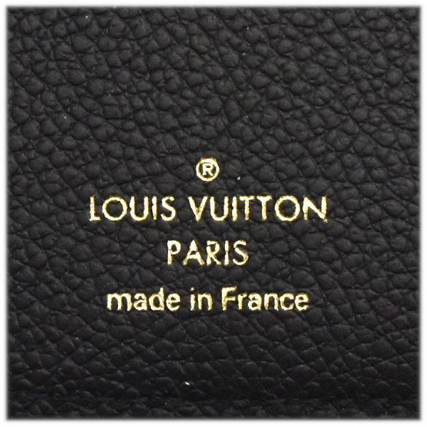 5000042889300144 9 Louis Vuitton Portefeuille Victorine Empreinte Leather Wallet Black