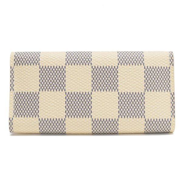 5000043884101274 3 Louis Vuitton Key Case Multicle 4 Damier Azur Canvas Key Case Ivory