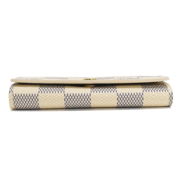 5000043884101274 4 Louis Vuitton Key Case Multicle 4 Damier Azur Canvas Key Case Ivory