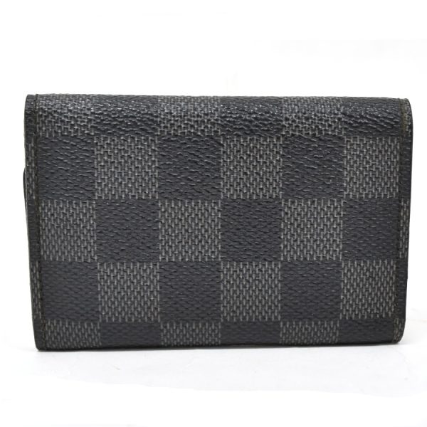 5000043884500077 4 Louis Vuitton Multicle 6 Damier Graffit Key Case Black