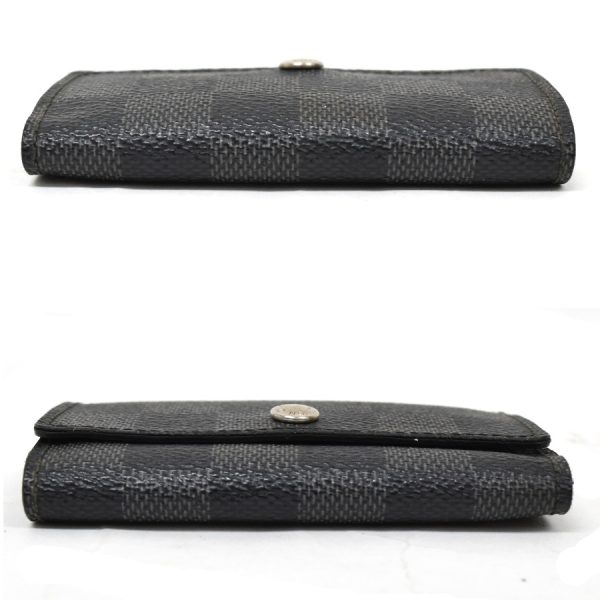 5000043884500077 5 Louis Vuitton Multicle 6 Damier Graffit Key Case Black