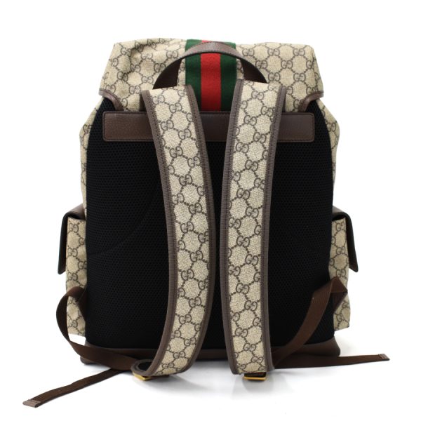 5000049884102298 3 Gucci Ophidia medium backpack GG Supreme Beige