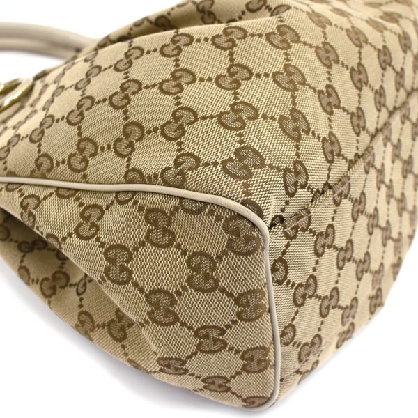 5000049884102497 5 Gucci Sookie Tote Shoulder Bag 211944 Interlocking GG Canvas