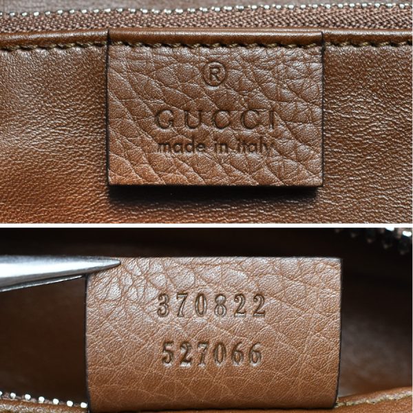 5000049884102586 9 Gucci 2way handbag GG canvas leather beige brown