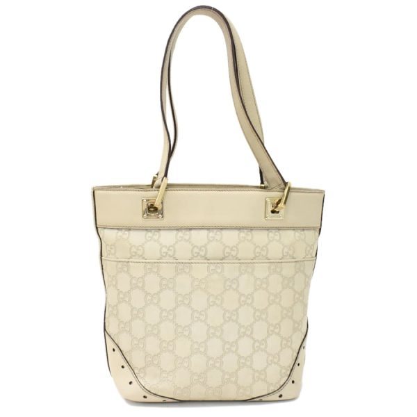 5000049884102613 3 Gucci Tote Bag Shoulder Guccisima Leather Ivory