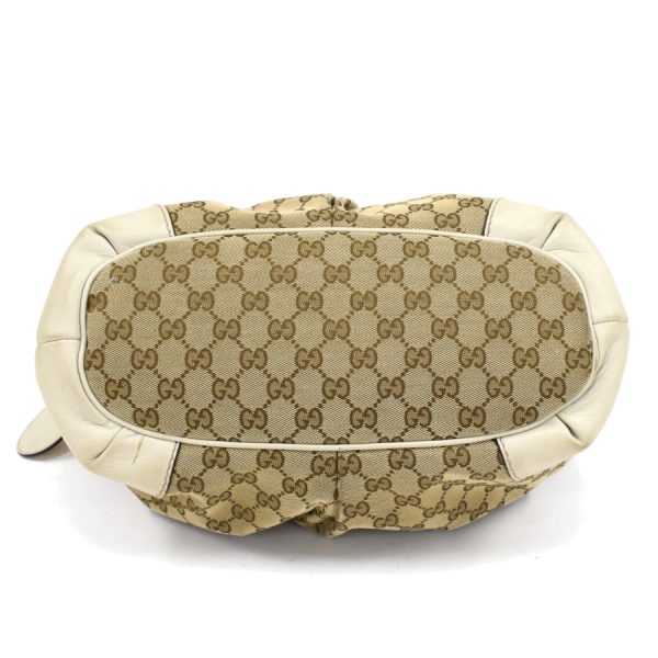 5000049884102628 4 Gucci Diamante Sookie Beige Canvas Leather GG Canvas