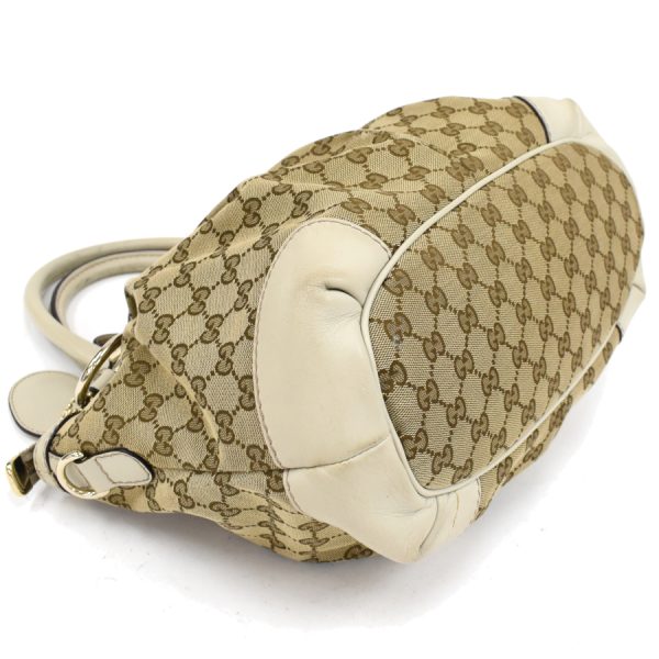 5000049884102628 6 Gucci Diamante Sookie Beige Canvas Leather GG Canvas