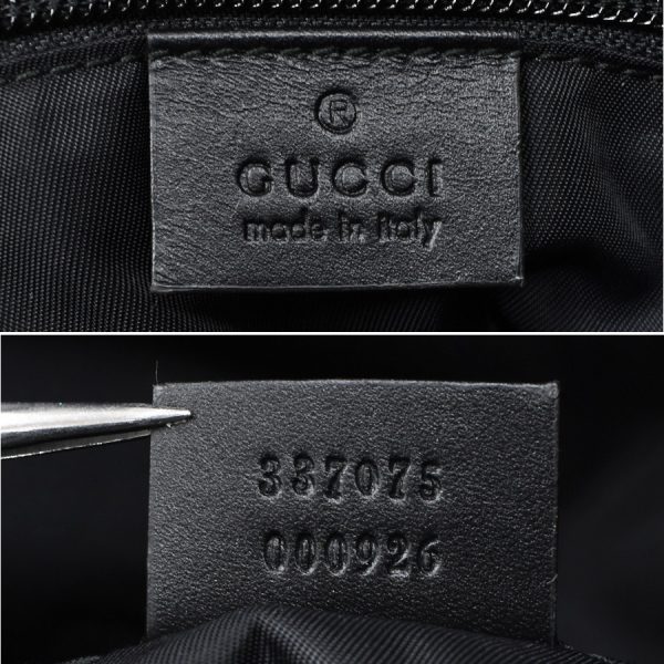 5000049884102646 9 Gucci Backpack Rucksack Techno Canvas Leather Black