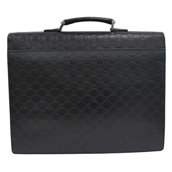 5000049884102667 3 Gucci Briefcase Business Bag Guccisima Leather Black