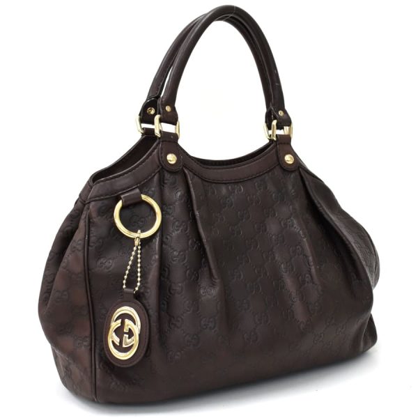 5000049884102715 1 Gucci Handbag Sookie Leather Brown