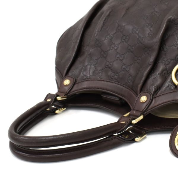 5000049884102715 7 Gucci Handbag Sookie Leather Brown