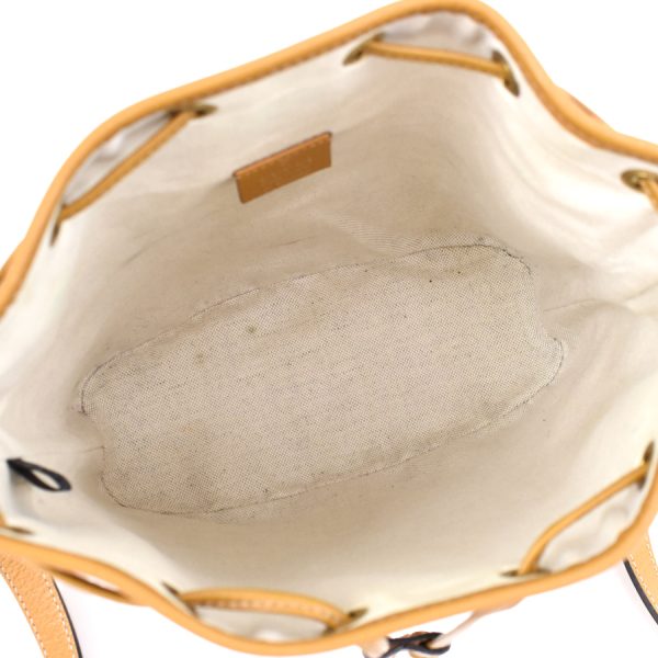 5000049884102813 8 Gucci Disney Collaboration Bucket Shoulder Bag GG Supreme Beige