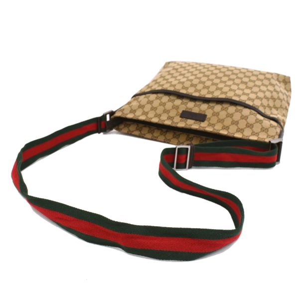 5000049884102834 6 Gucci Crossbody Shoulder Bag GG Canvas Leather Beige