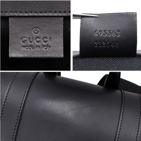 5000049884102842 9 Gucci Backpack Soft GG Supreme Leather Black