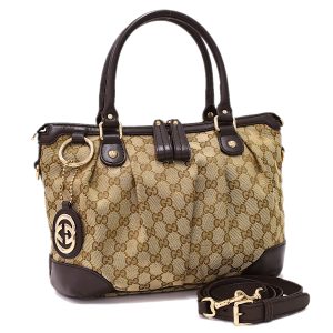 5000049884102851 1 Gucci 2Way Boston Bag Calf Cowhide Black