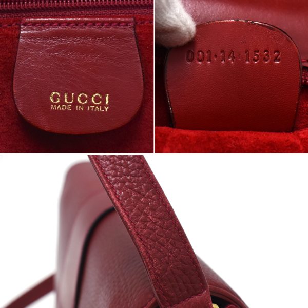 5000049884102911 9 Gucci Shoulder Bag Crossbody Leather Red