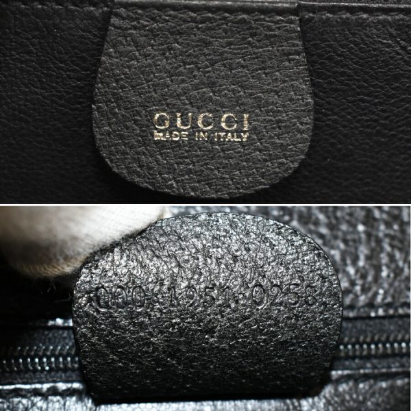 5000049884103140 9 Gucci 2way Handbag Shoulder Lady Lock Leather Black