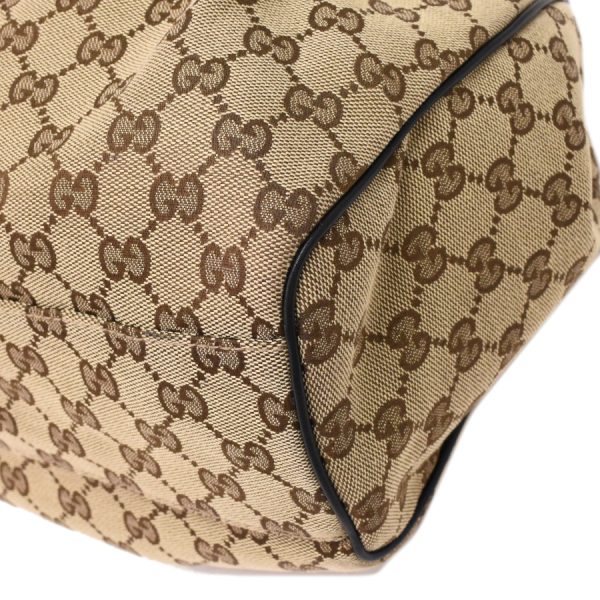 5000049884103147 5 Gucci Handbag Sookie GG Canvas Leather Beige