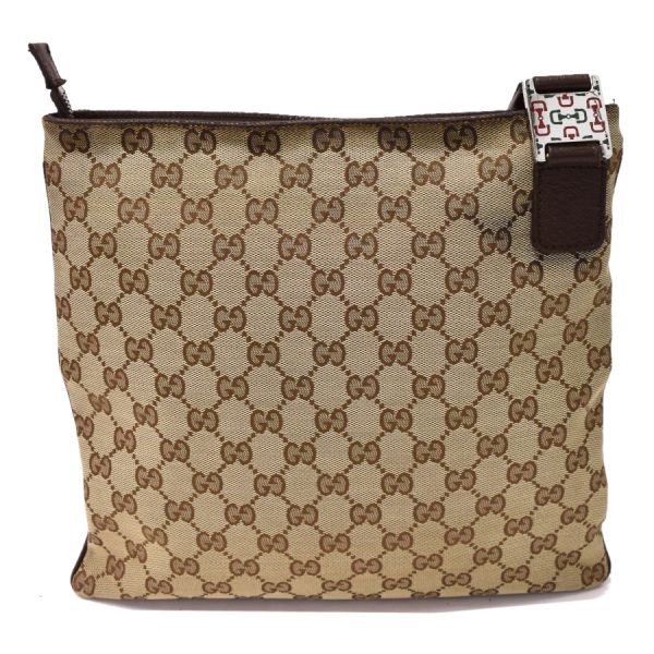 5000049884103187 3 Gucci Shoulder Bag Crossbody GG Canvas Leather Brown