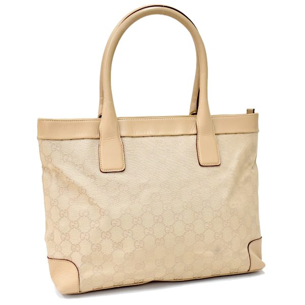 5000049884103214 1 Gucci GG Canvas Tote Bag Handbag Beige