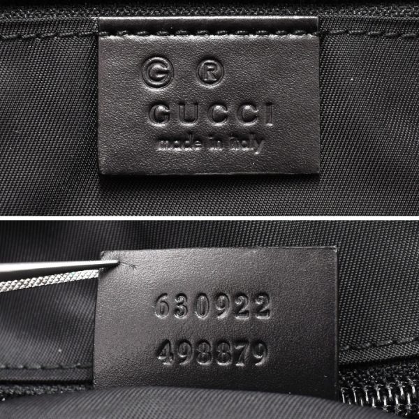 5000049884103259 9 Gucci briefcase 2way business bag Techno canvas black web stripe