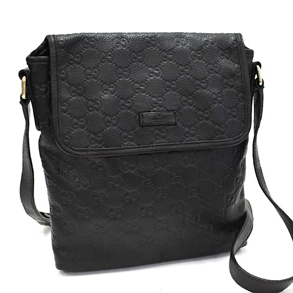 5000049884103333 1 Gucci Shoulder Bag Crossbody GG Guccisima Black