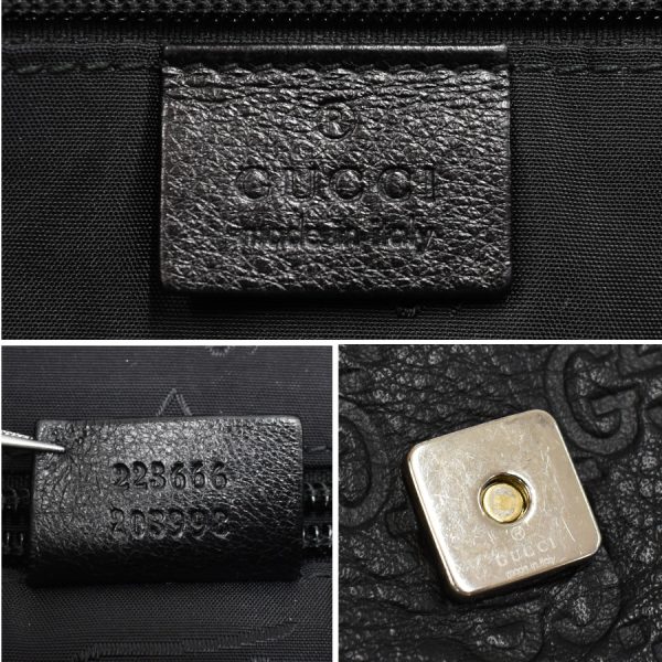 5000049884103333 9 Gucci Shoulder Bag Crossbody GG Guccisima Black