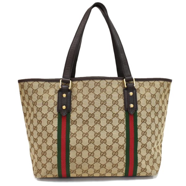 5000049884103335 3 Gucci GG Canvas Shoulder Bag Beige Brown Web Stripe Sherry Line