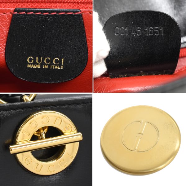 5000049884103496 9 Gucci Shoulder Tote Bag Shoulder Mini Bag Leather Black