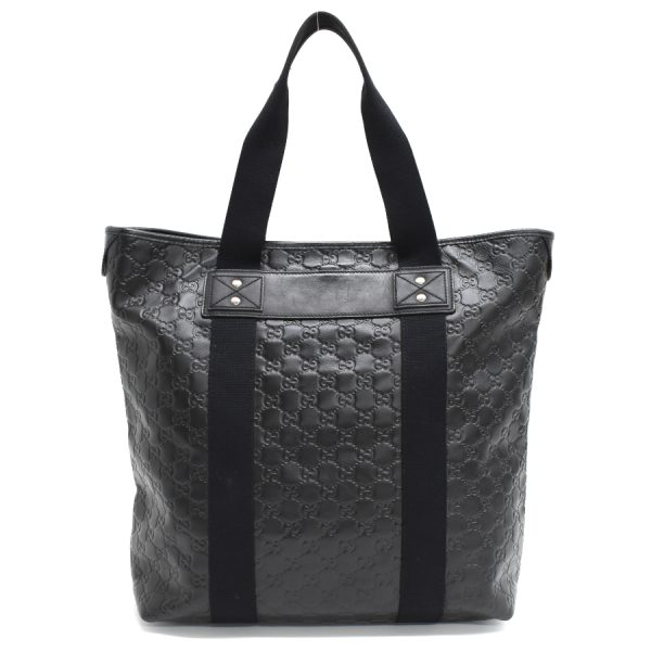 5000049884103508 3 Gucci Webloop tote bag Parana Guccisima Sherry line black