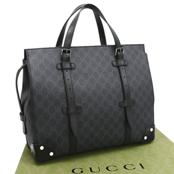 5000049884103519 1 Gucci Backpack Nylon Leather Black