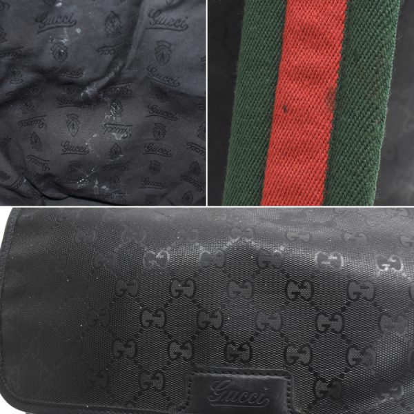 5000049884103534 9 Gucci Backpack Rucksack GG Prime Black