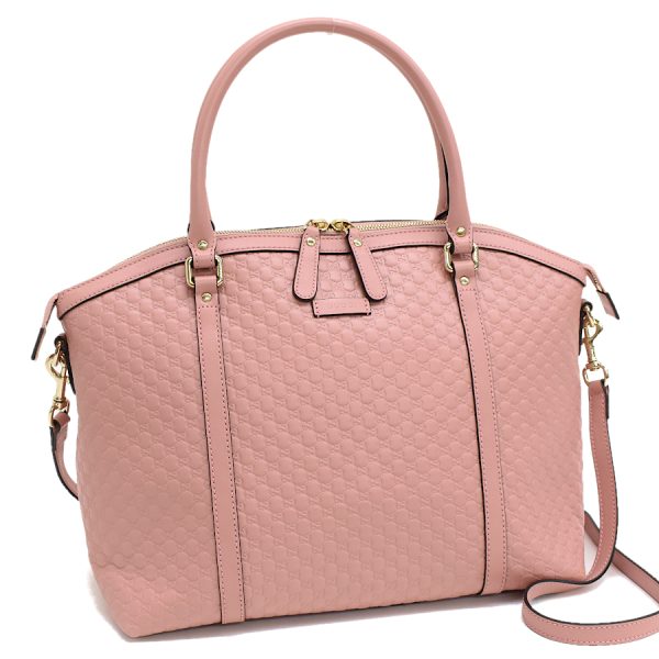 5000049884103536 1 Gucci 2way handbag shoulder Micro Guccisima leather pink