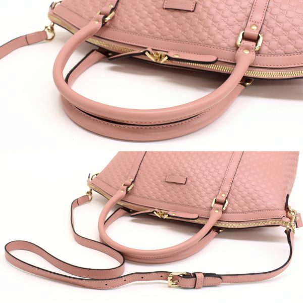 5000049884103536 7 Gucci 2way handbag shoulder Micro Guccisima leather pink