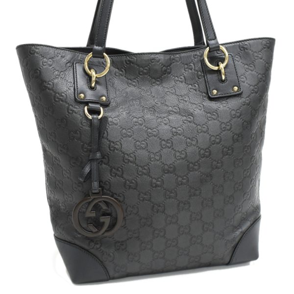 5000049884103539 1 Gucci tote handbag Interlocking G Guccisima leather black